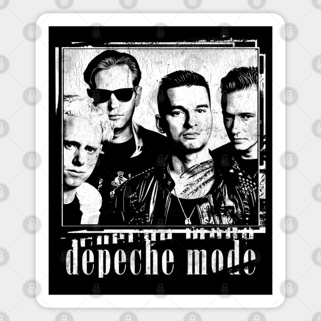 Depeche Mode -- Original Retro Fan Art Design Magnet by unknown_pleasures